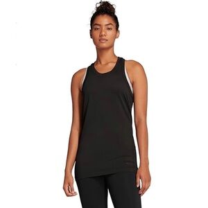 Spanx Black Racerback Sleeveless Tank Top Light Control Perforated